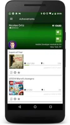 XBOX Live Statistics Lite android App screenshot 2